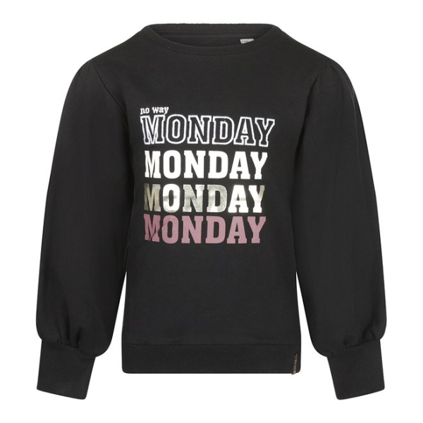 No Way Monday - Sweater zwart