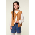 Moodstreet - Gilet Valerie camel