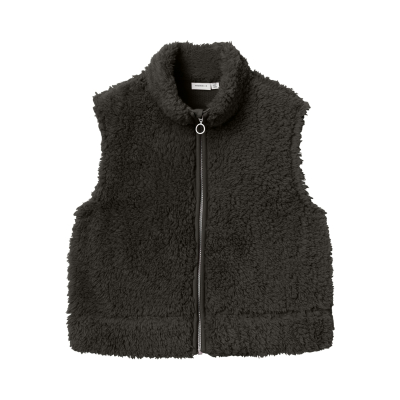 Name It -   Teddy gilet (zwart)