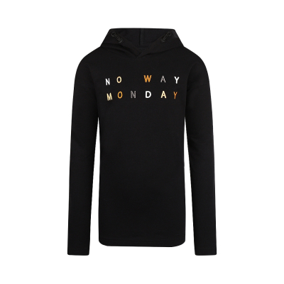 No Way Monday - Hoody zwart