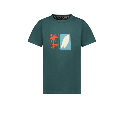 Moodstreet - T-shirt Surf groen
